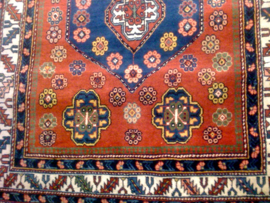 Vintage Caucasian Carpet 5'11"x3'8"